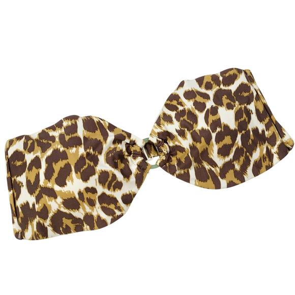 Aerie leopard strapless bikini top - Picture 1 of 3